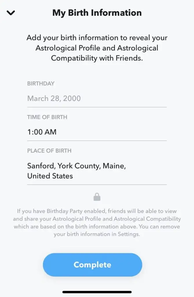 How to Use the Astrological Profile on Snapchat image 4