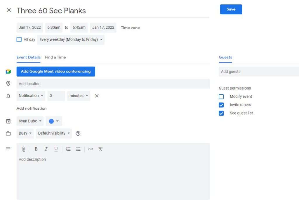 How to Use Google Calendar Notifications to Support Atomic Habits image 5