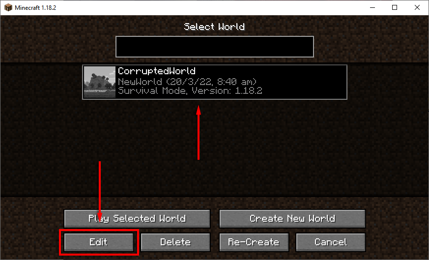 How to Fix a Corrupted Minecraft World or Restore From Backup