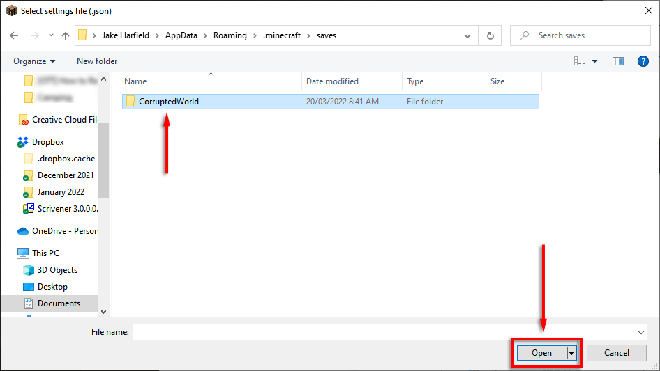How to Fix a Corrupted Minecraft World or Restore From Backup - 32