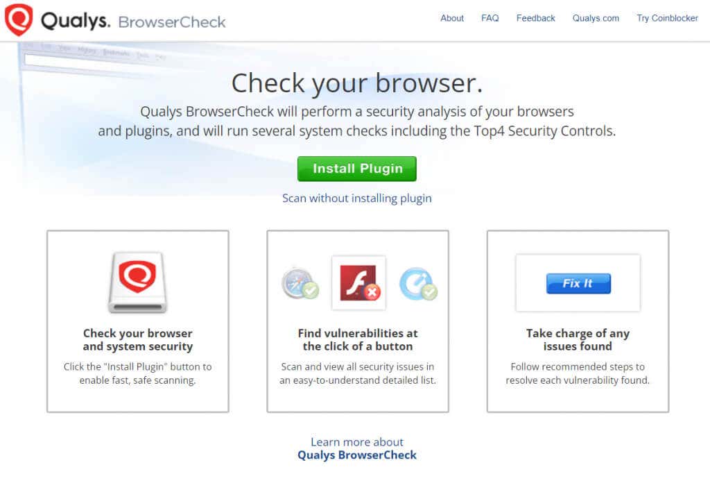Come posso testare la sicurezza del mio browser?