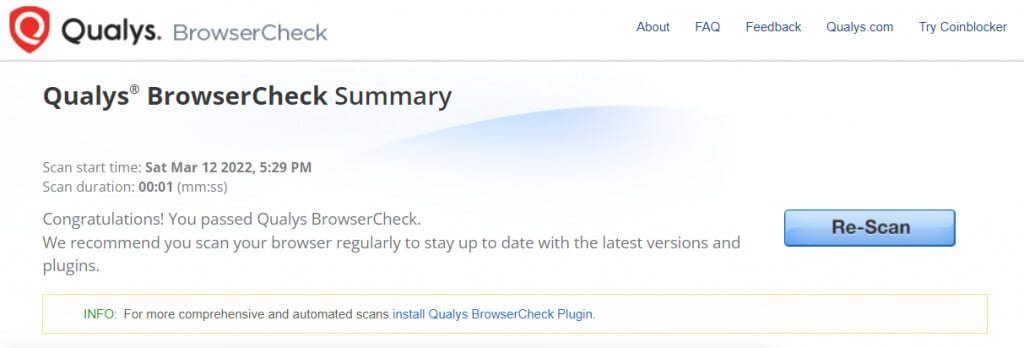 How to Test Your Browser s Security - 84