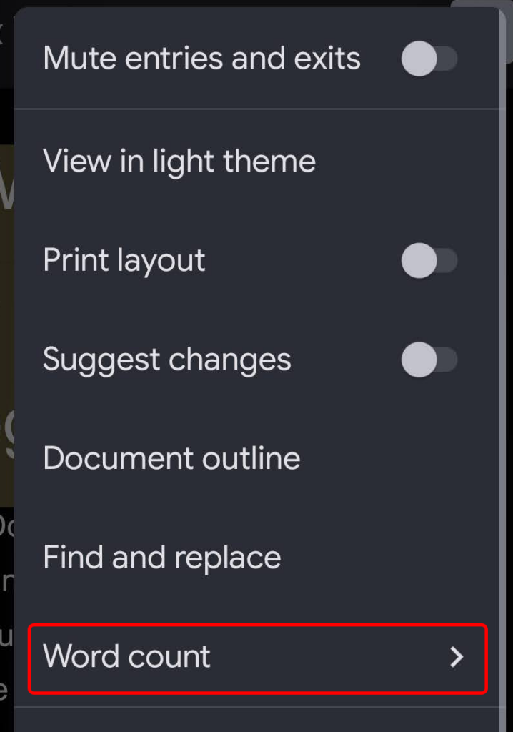 7 Ways to See Live Word Count in Google Docs image 4