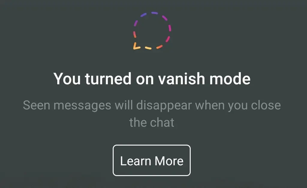 What Is Vanish Mode on Instagram?