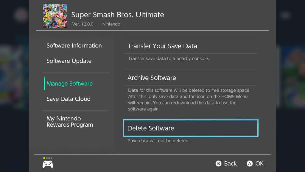 How to Delete Game Data on Nintendo Switch