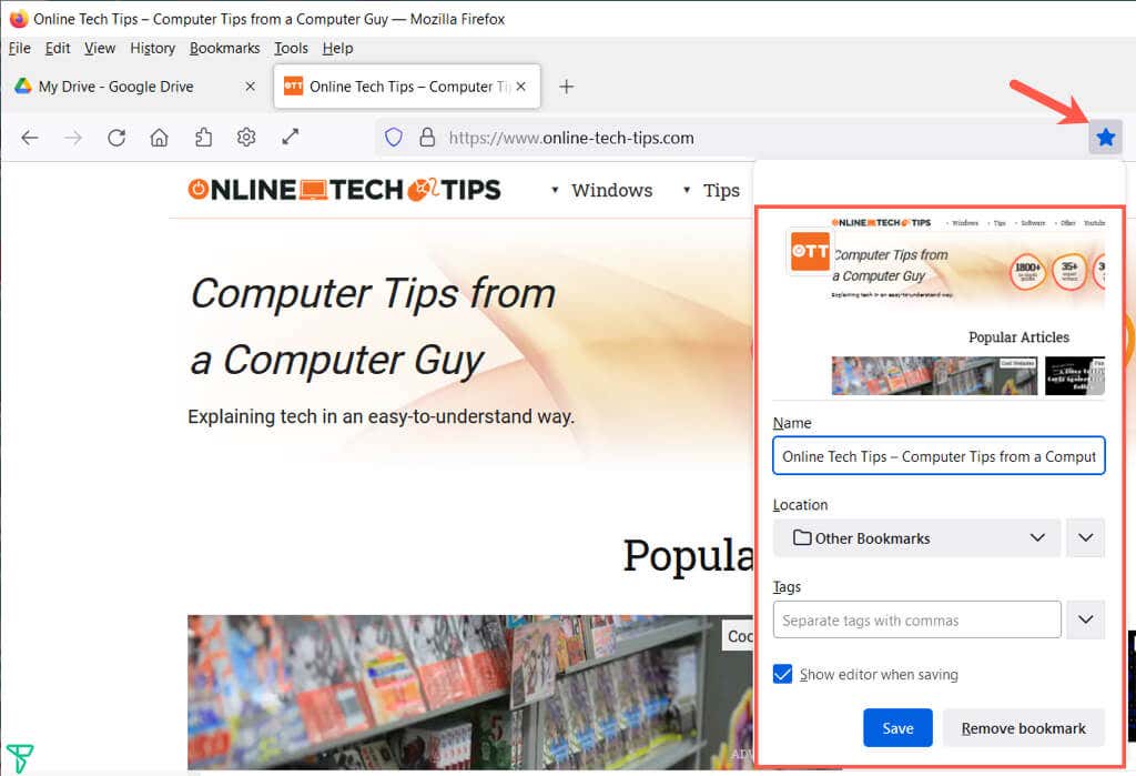 10 Tips for Managing Bookmarks in Firefox - 3