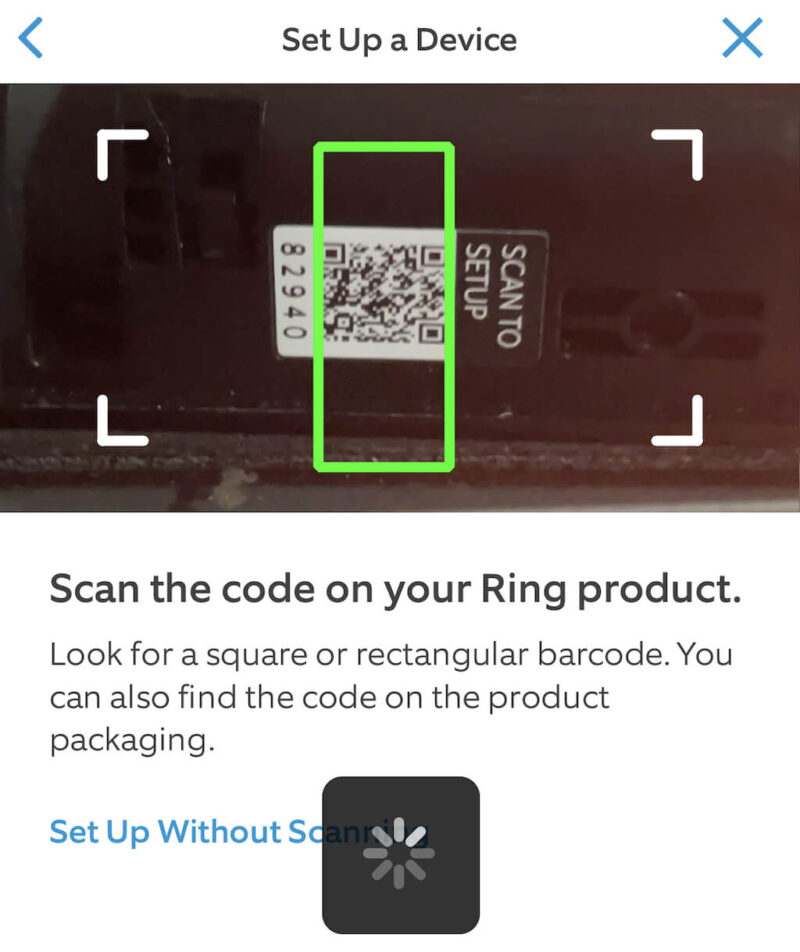 How To Set Up Ring Without Qr Code at Crystal Elkins blog