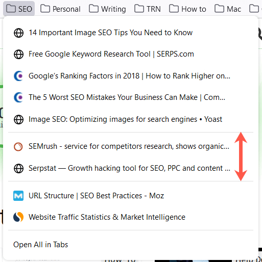 10 Tips for Managing Bookmarks in Firefox - 54