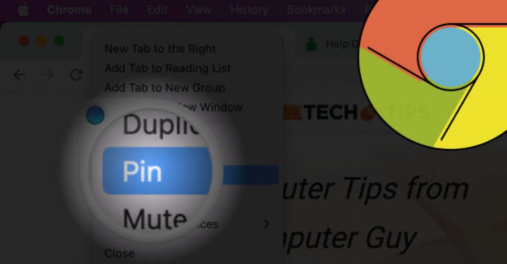 How to Pin a Tab in Google Chrome