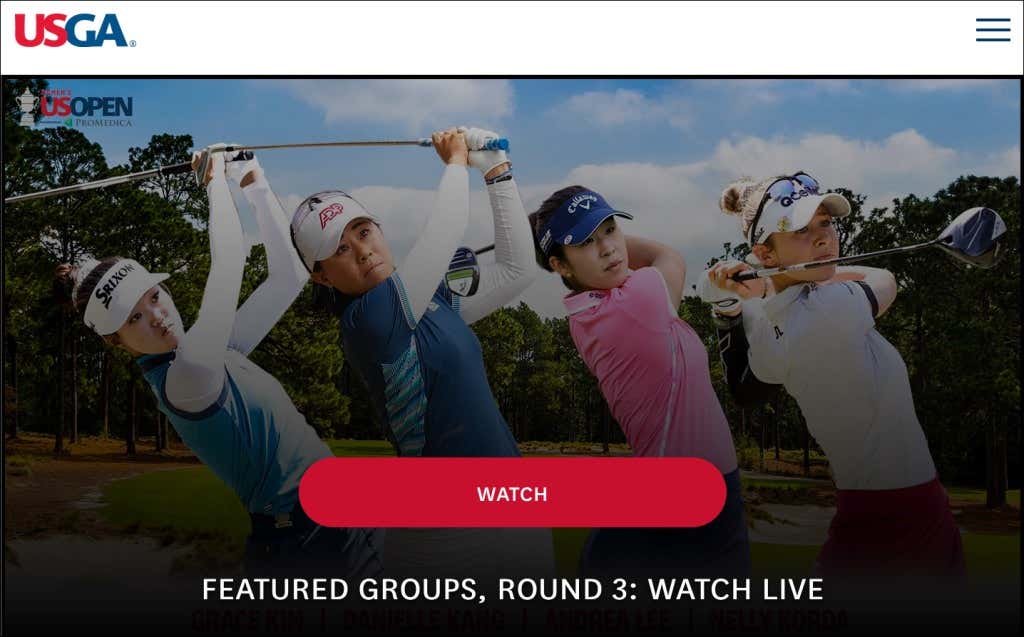 How to Watch the 2022 US Open Championship (Golf) Online without Cable
