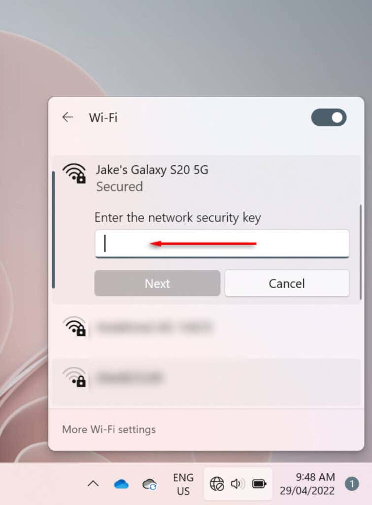 Connect Your Windows Laptop to the Wi-Fi Hotspot image 4
