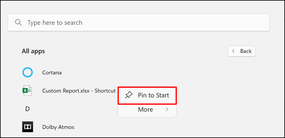 How to Add Shortcuts to the Windows Start Menu - 26