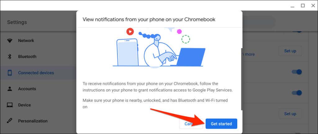 How to Connect a Phone to Chromebook Using Phone Hub - 34