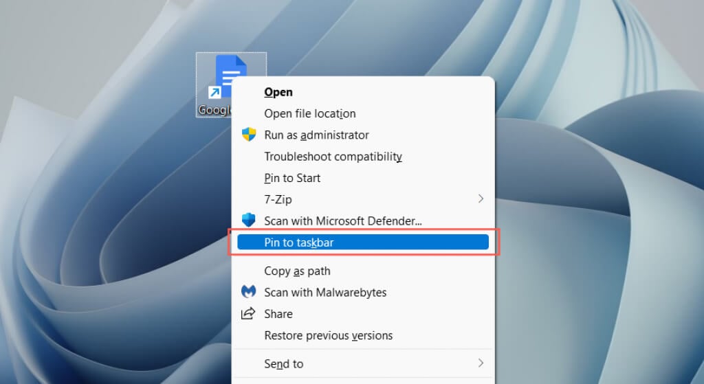 How to Add Shortcuts to the Windows Taskbar - 88
