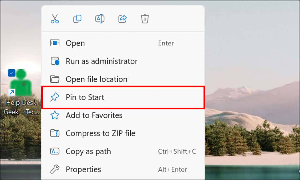 How to Add Shortcuts to the Windows Start Menu - 4