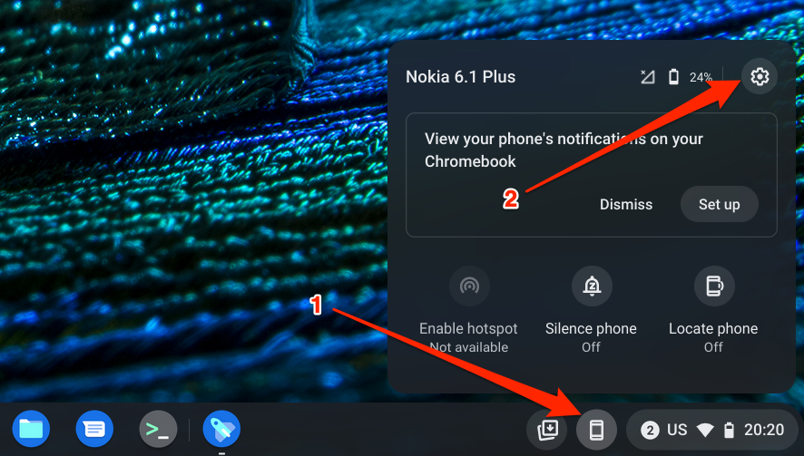 How to Connect a Phone to Chromebook Using Phone Hub - 5