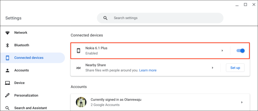 How to Connect a Phone to Chromebook Using Phone Hub - 99