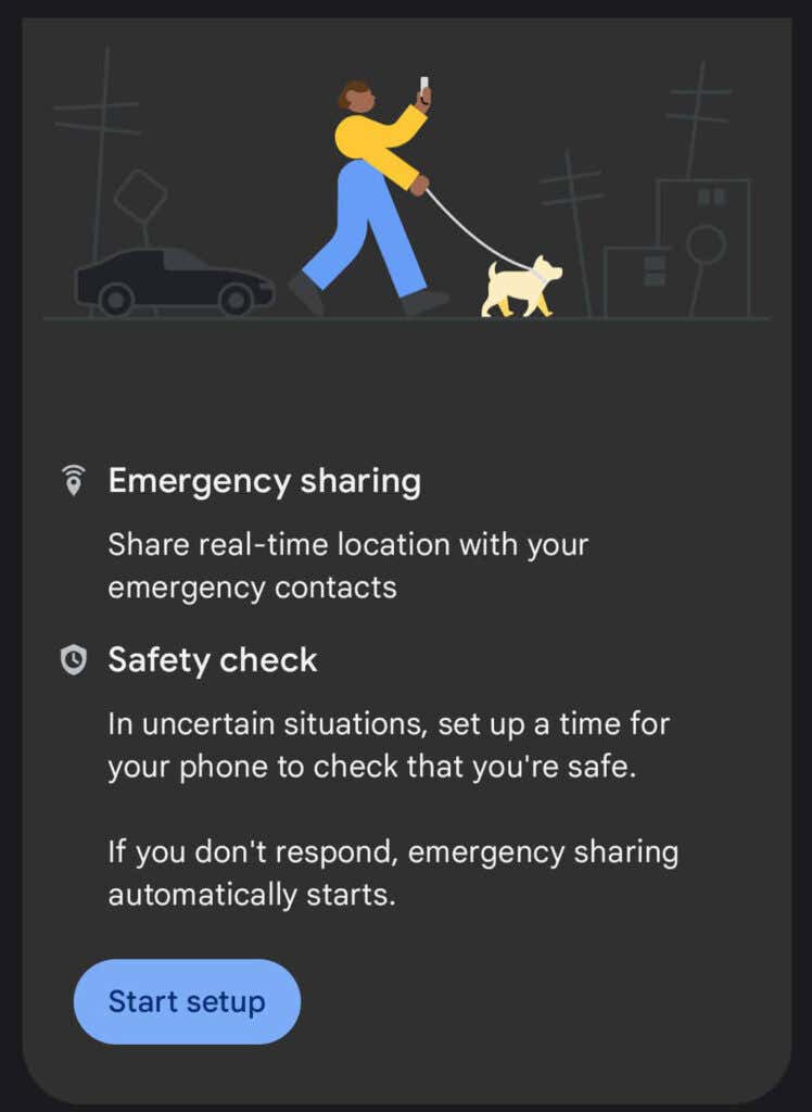 Personal Safety App Setup image
