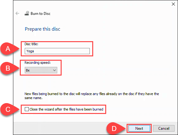 How to Burn CDs  DVDs  and Blu ray Discs in Windows 11 10 - 54