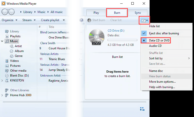 How to Burn CDs  DVDs  and Blu ray Discs in Windows 11 10 - 64