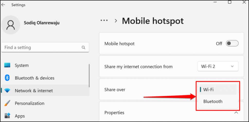 How to Share Wi Fi Network Connections in Windows 11 - 25