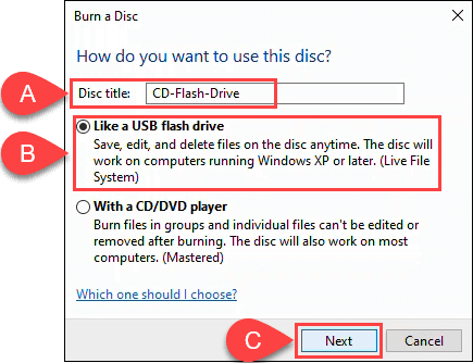 How to Burn CDs  DVDs  and Blu ray Discs in Windows 11 10 - 53
