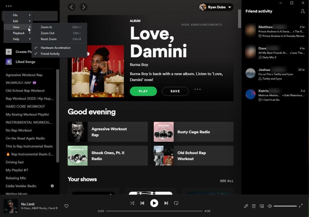 Checking Your Friends' Activity on Spotify