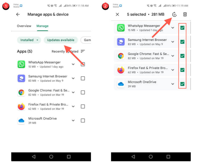 How to Update Android Apps