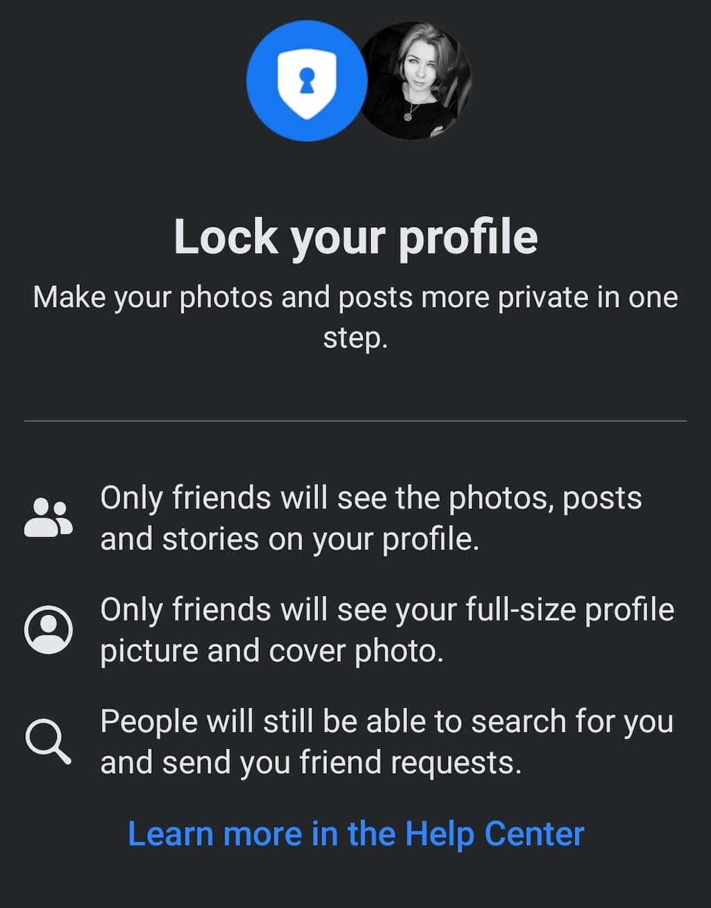 How Private Facebook Profile Works image