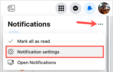 Access Your Facebook Notification Settings image 2