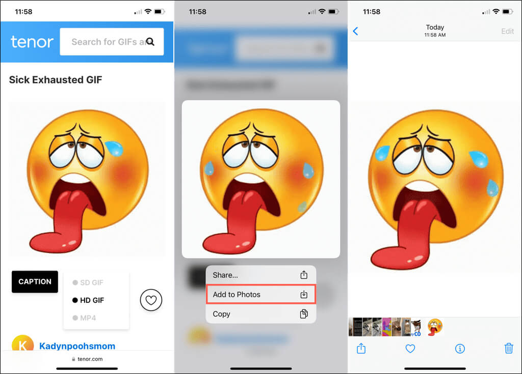How to Save Animated GIFs to Mobile and Computer - 48