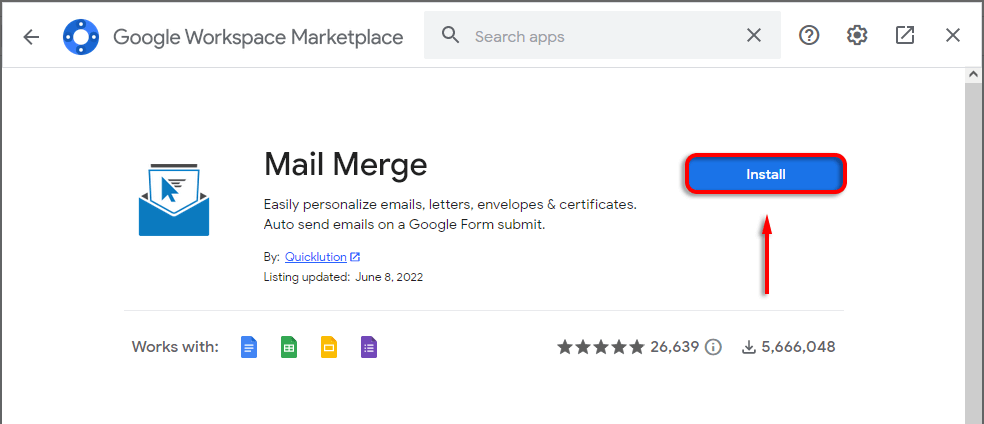 Mail merge. choose Mail merge from the list