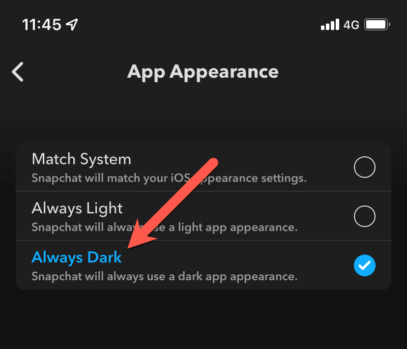 How to Get Snapchat Dark Mode in Android and iOS - 28