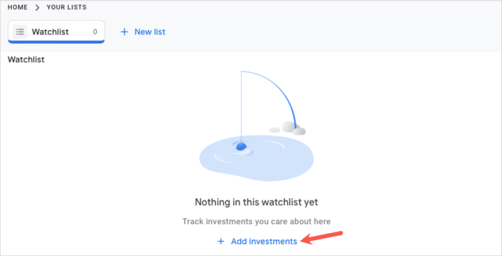 How to Set Up a Stocks Watchlist on Google Finance