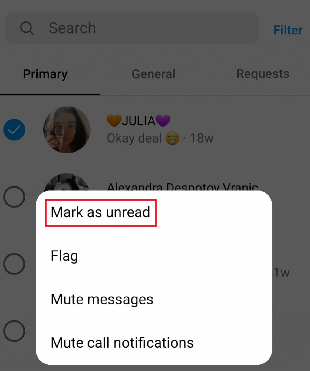 How to Unread Messages on Instagram - 17