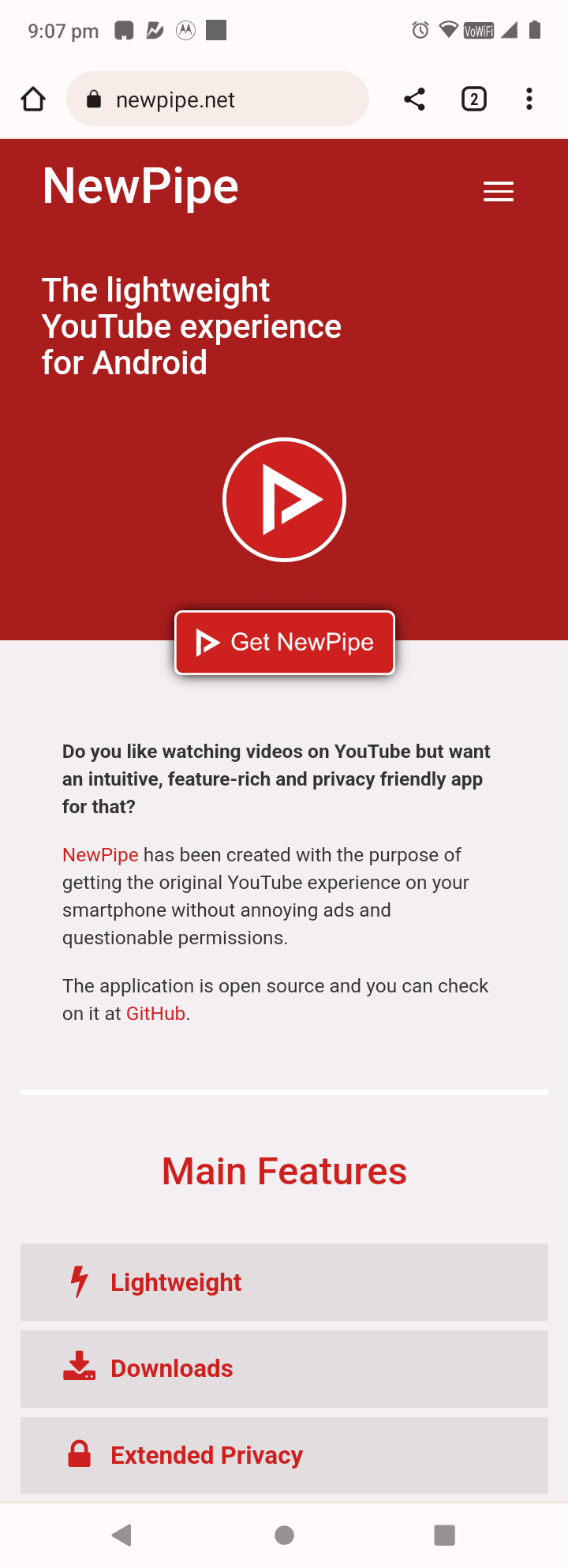 NewPipe  A Lightweight YouTube App For Android - 86