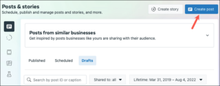 How to Find Draft Posts on Facebook