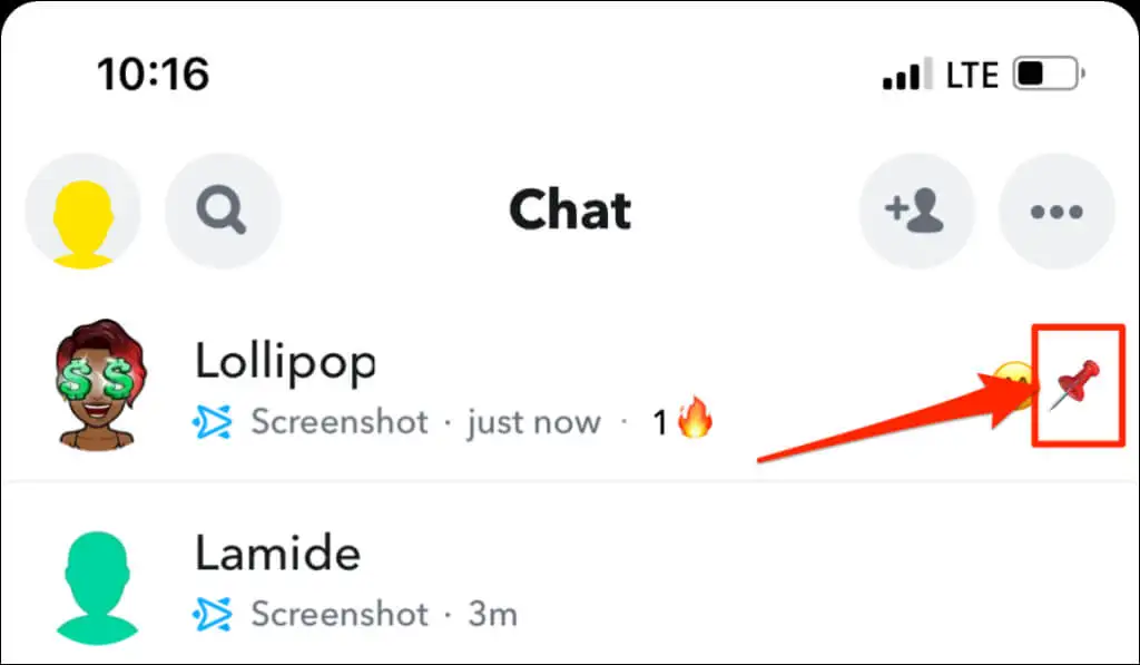 How to Pin Someone on Snapchat - 98