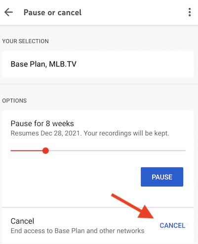 How to Cancel or Pause Your YouTube TV Subscription - 99