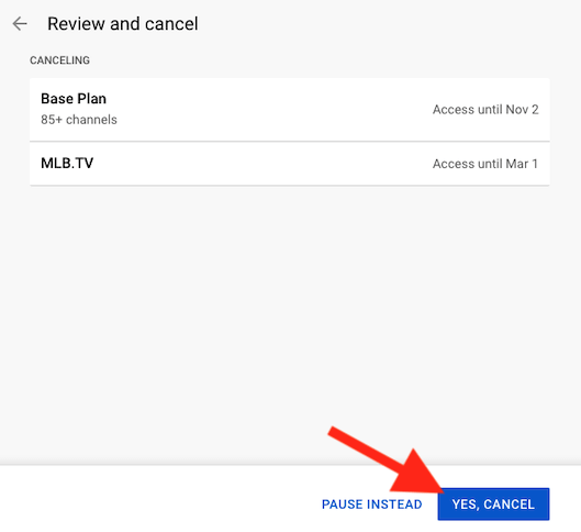 How to Cancel or Pause Your YouTube TV Subscription - 59