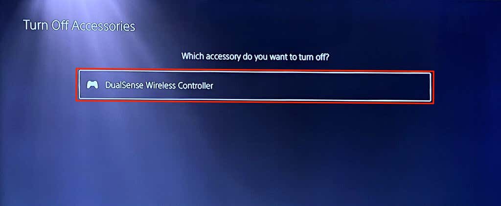 Turn Off DualSense Controller from the PS5 Settings Menu image 4