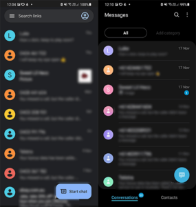 Google Messages vs Samsung Messages: Differences and Similarities