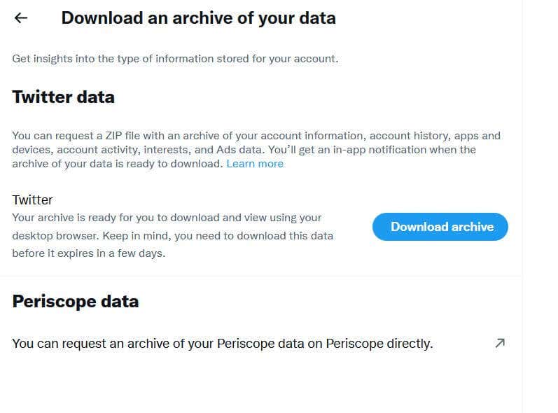 How to Download an Archive of Your Twitter Data and Tweets - 10