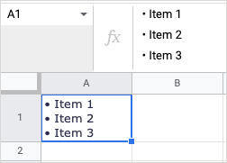 How to Insert and Use Bullet Points in Google Sheets - 42