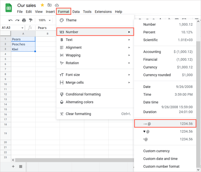 How to Insert and Use Bullet Points in Google Sheets - 48