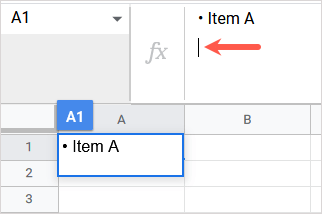 How to Insert and Use Bullet Points in Google Sheets - 96