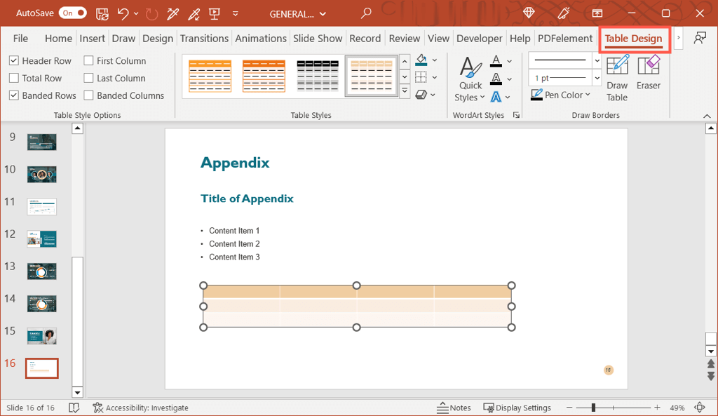 How to Create an Appendix in PowerPoint image 11