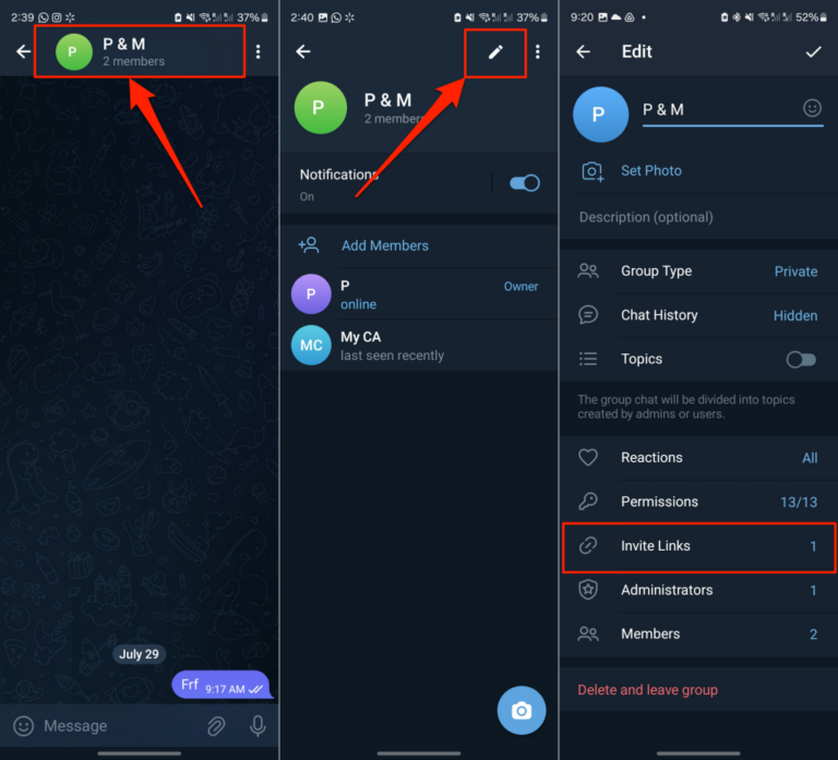 How to Share Telegram Group Link