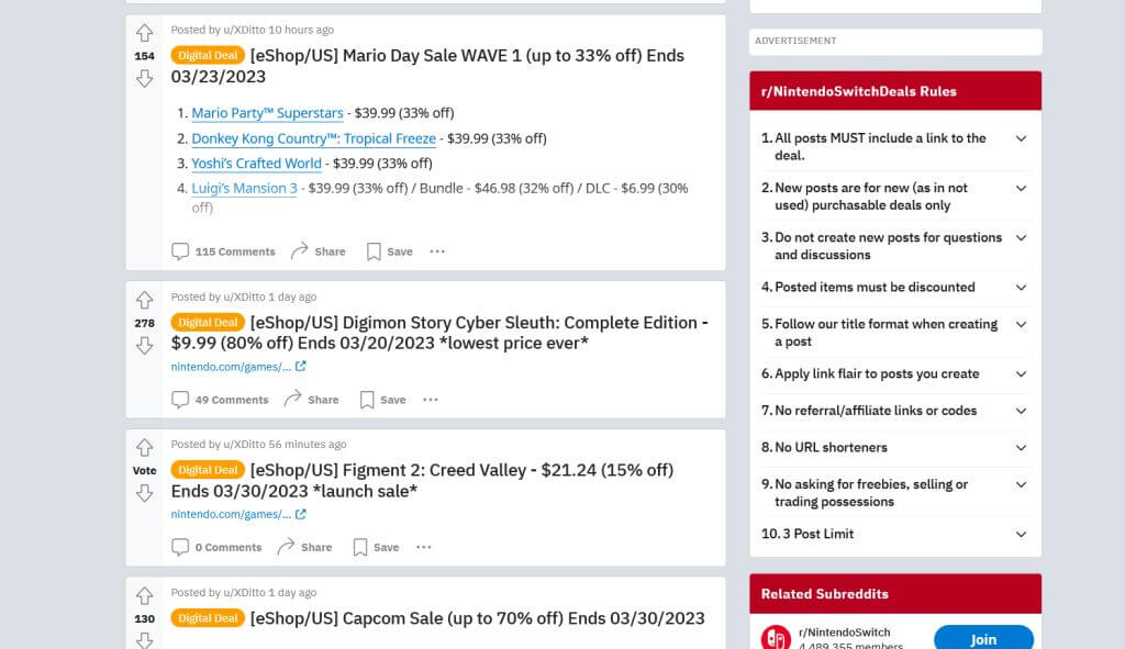 Nintendo Games Price Tracker — NT Deals in the official USA