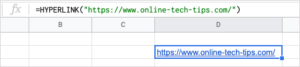 How to Add or Remove Hyperlinks in Google Sheets